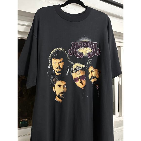 Alabama Band Autographed Vintage T-Shirt 1990's - Picture 1 of 7